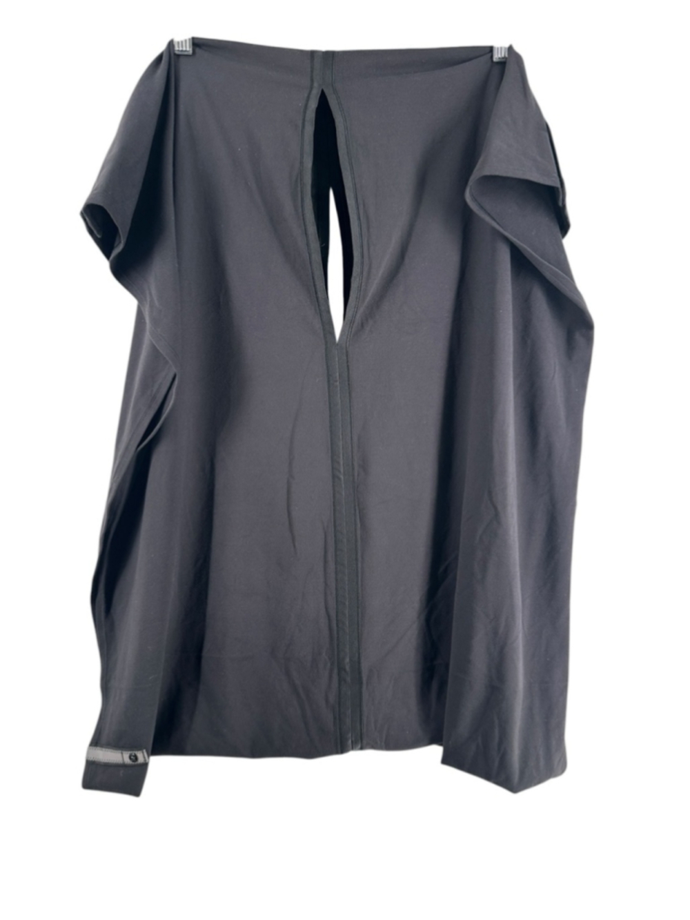 Lululemon Vinyasa Wrap Scarf convertible wrap arm holes yoga cover up black